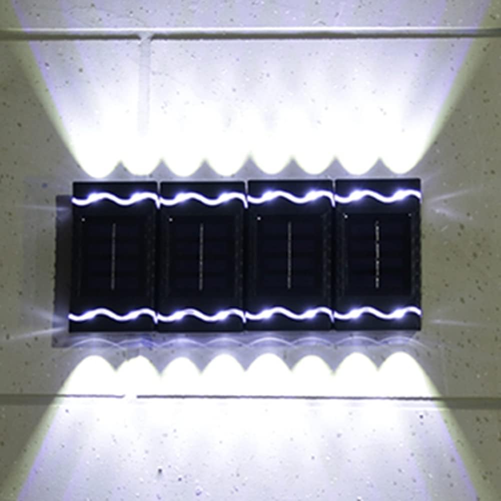 SET 4 LAMPI LED IP65 INCARCARE SOLARA, ILUMINARE BIDIRECTIONALA
