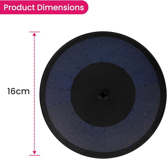 Fantana cu panou solar watherproof