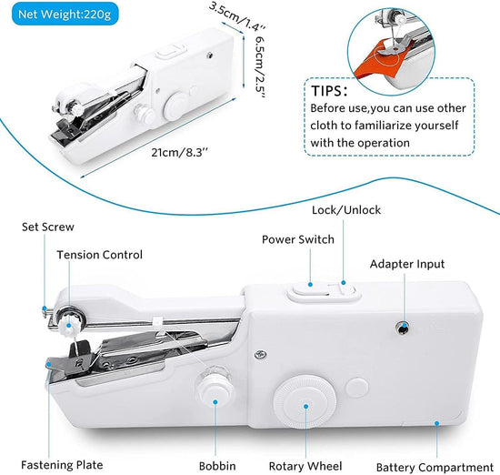 Masina portabila de cusut fara fir Handy Stitch