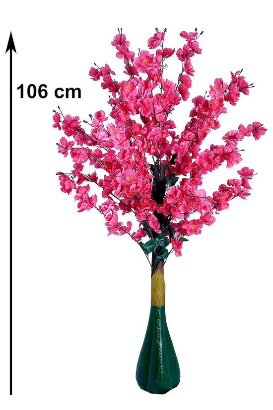 Copac Artificial cu Flori Roz Cires 90CM
